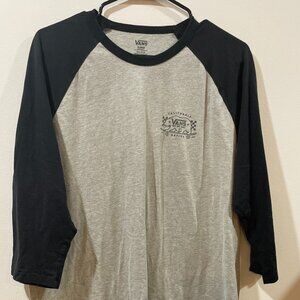 Vans Skater Three Quarter Sleeve Baseball Liner XL California Native Jersey